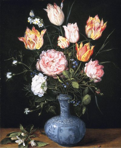 Un vase avec des fleurs - Jan the Elder Brueghel